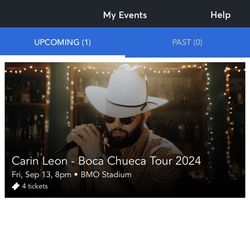Carín Leon VIP Floor Tickets Sept 13 in LA