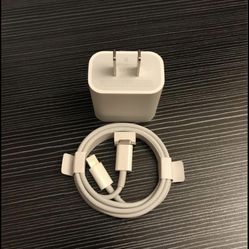 Brand New Apple iPhone Charger Set Lightning Connector Too Type C 20 watts For iPhone And iPad
