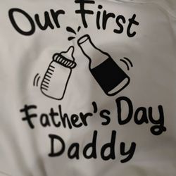 1st Father's Day Onesie 