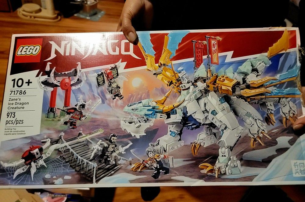 Lego Ninjago Zane's Ice Dragon Creature 