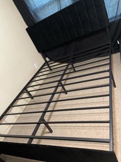 Queen size Headboard and frame