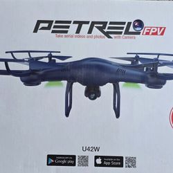 PETREL FPV ....Wi-Fi, Real Time FPV, Headless Mode,360°Flip,One Button Take Off/Landing, Low Battery  Alarm .