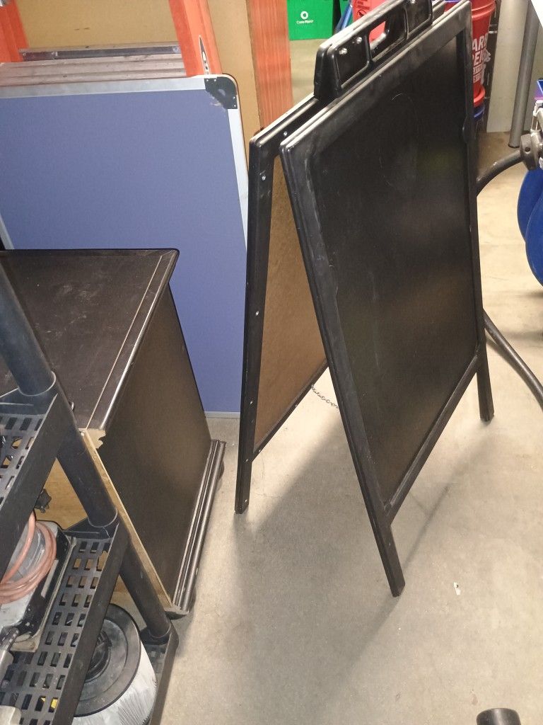 Double Sided Chalkboard