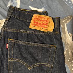 501 Levis Blue Jeans 31x32