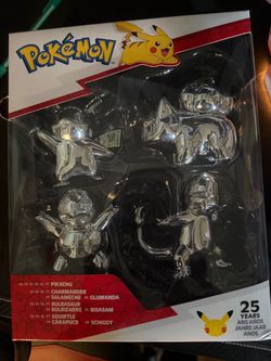 Pokémon 25th Anniversary Silver Figure 4-Pack