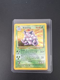 Pokémon Base Set Nidoking #11/102 Holo – 1999 – MP Condition