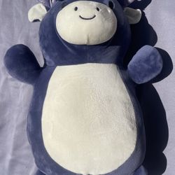 Squishmallows Perni Blue Highland Cow Bull HugMees 18" Plush Large 