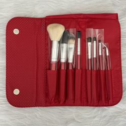 Morphe 8 Piece Candy Apple Red Brush Set