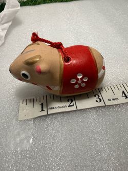 Japanese ceramic Mouse Figurine Ornament