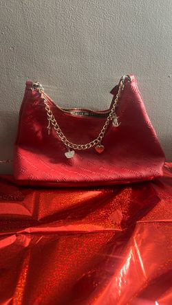 Juicy Couture Red Shoulder Bag With Charm