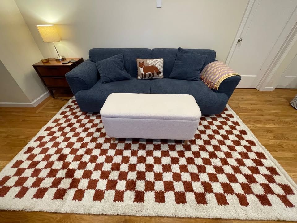 Boucle Modern 91” Sofa