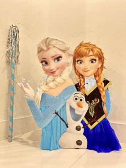 Frozen Party Elsa Ana Custom Pinata - Piñatas Personalizadas