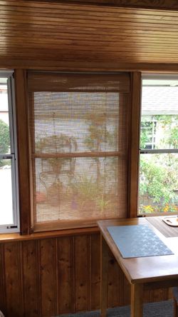 Rattan shades