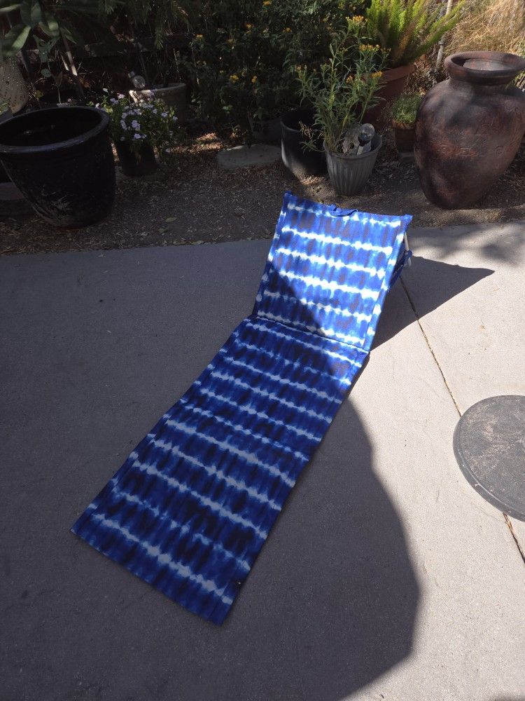 Blue Folding Beach Chair
