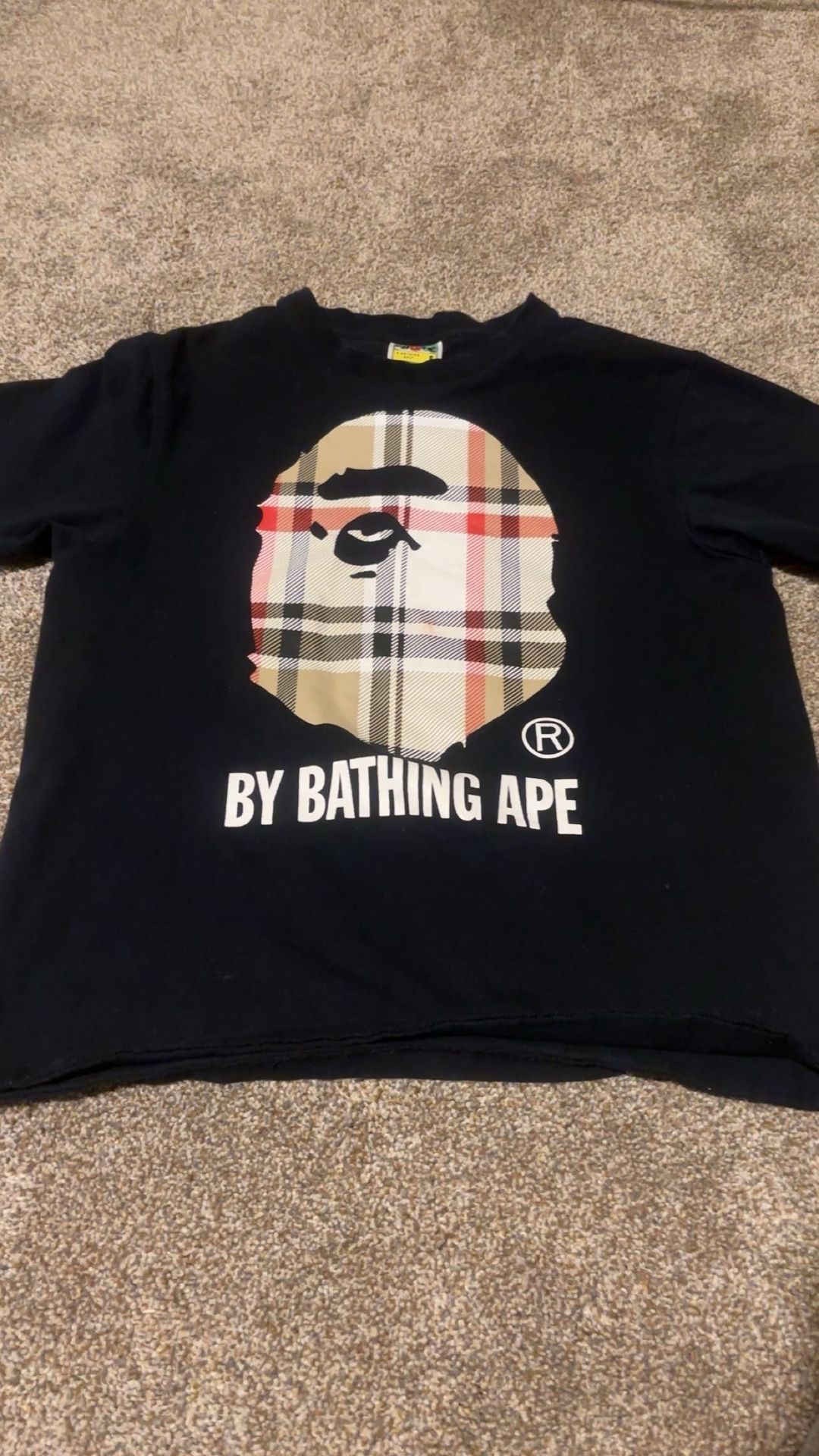 Bape Tee Shirt “black/beige”