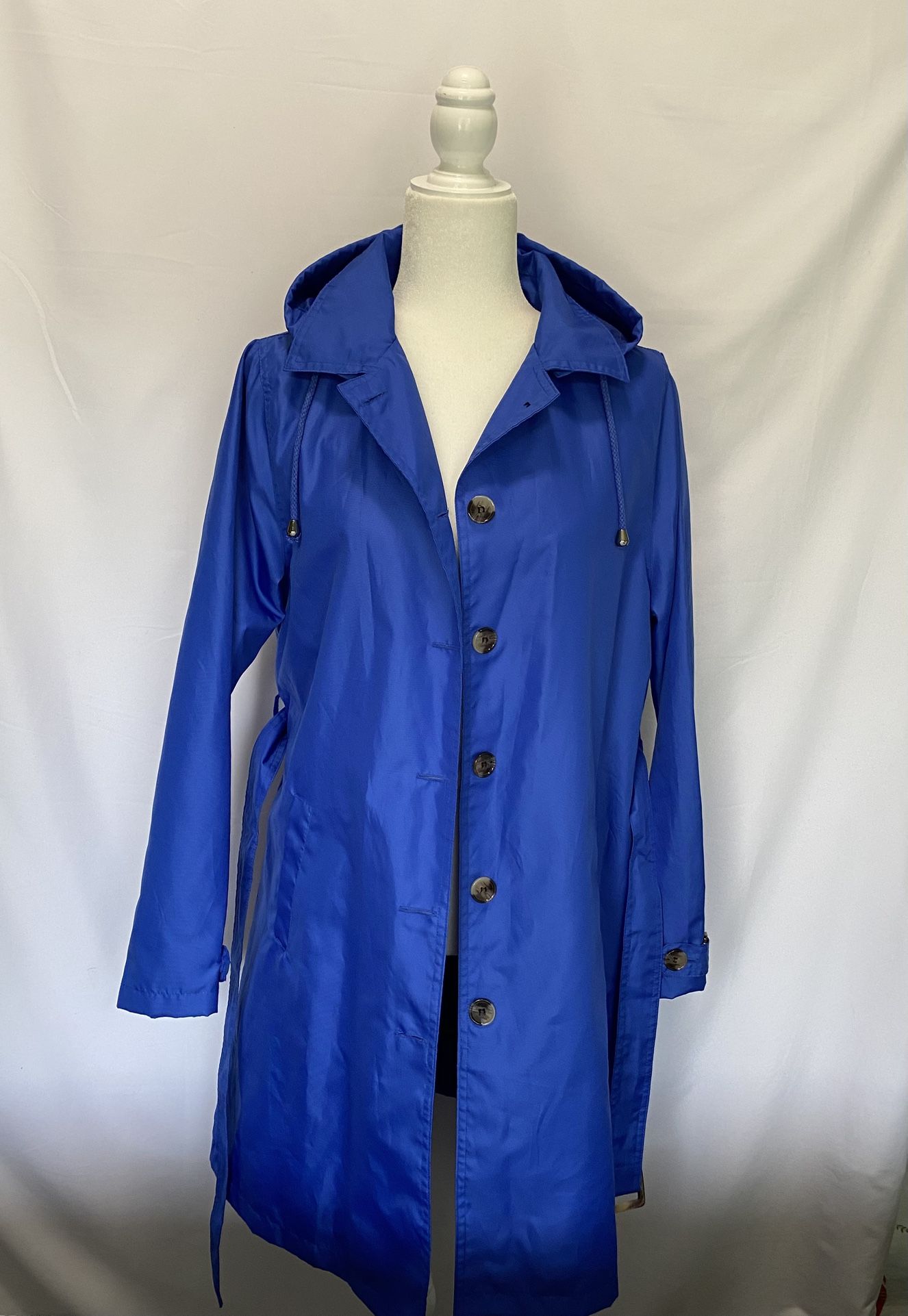 Capelli blue rain jacket size small
