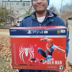 PS4 PRO SPIDER-MAN SPECIAL EDITION SYSTEM AND GAME 🎮 $500 FINAL PRICE READ DESCRIPTION AND SEE ALL PICTURES 