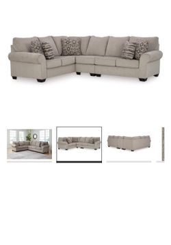 Sectional Sofa 3 Piece Stone Color