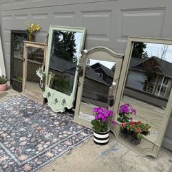 Entry Way Mirror Rack 