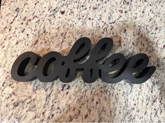 Coffee Sign Wall Decor