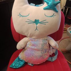 Mermaid Cat Backpack 