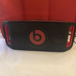 Beats By Dr. Dre Beatbox Portable Bluetooth Speaker W/ AC Adapter Tested Works!