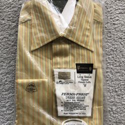 Yellow/Gold Mens Dress Shirt