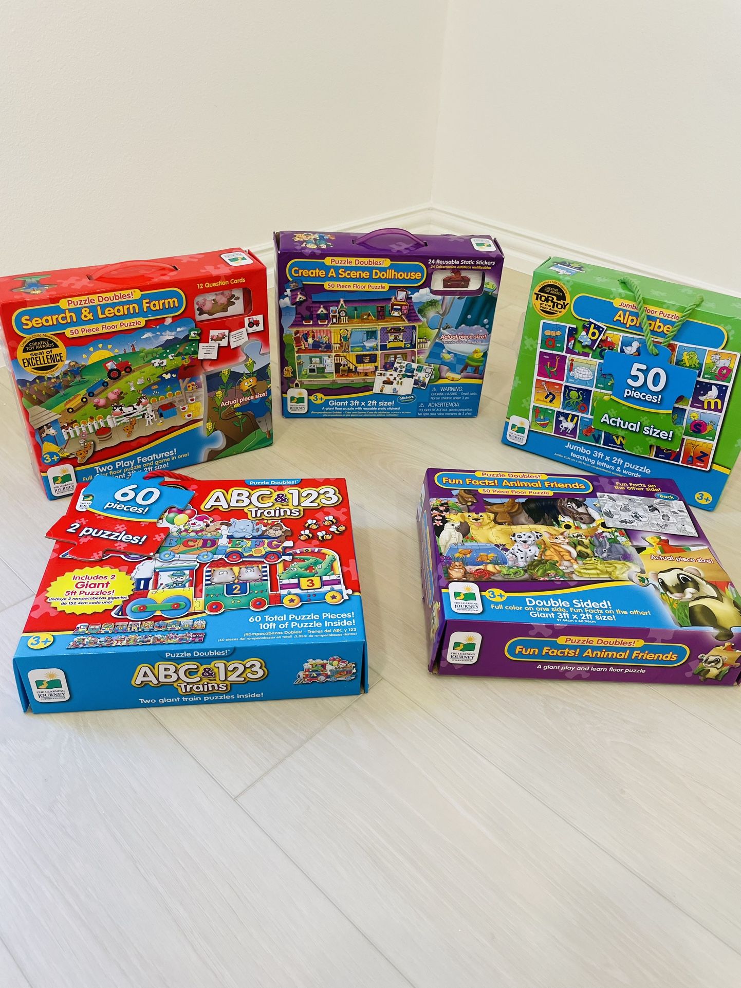 5-The Learning Journey Large Floor Puzzles