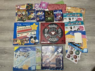 Disney scrapbooking set - one is a complete set and the other is a Disney cruise album