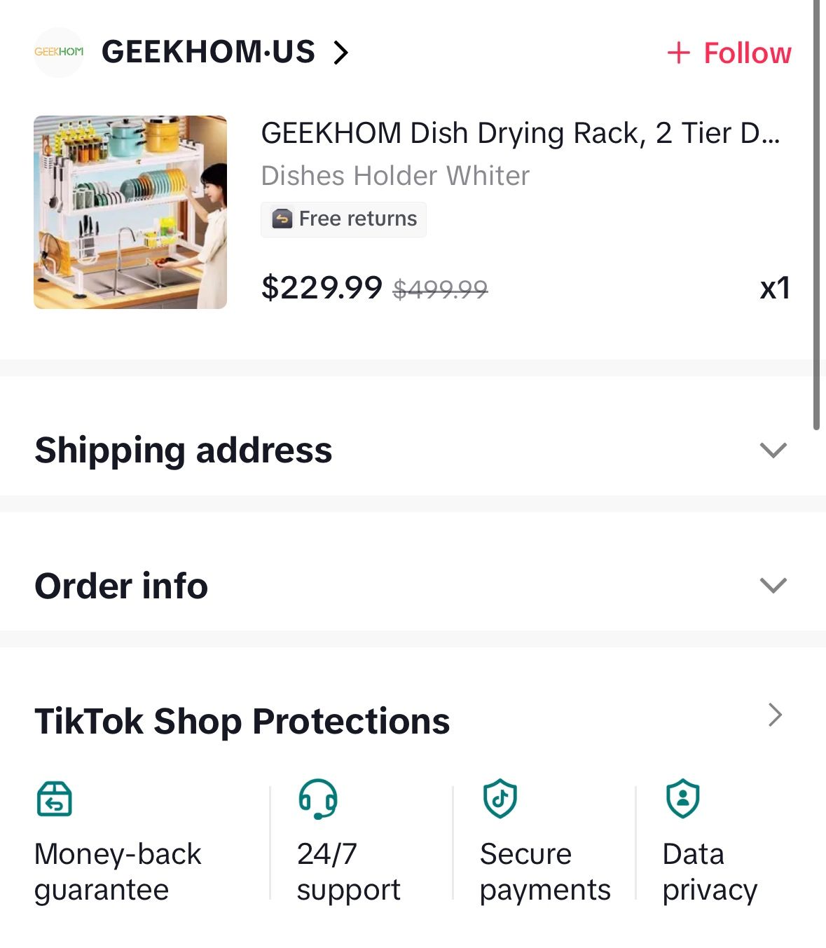 Dish Drying Rack