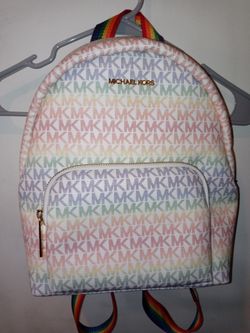 Michael Kors Erin Pride Rainbow Mini Backpack MICHAEL KORS ABBEY MEDIUM BACKPACK VEGAN LEATHER RAINBOW  main image 4