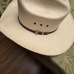 Stetson Shantung Panama Straw Hat Nice!