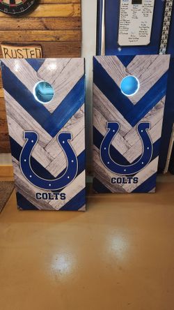 Colts Cornhole Boards