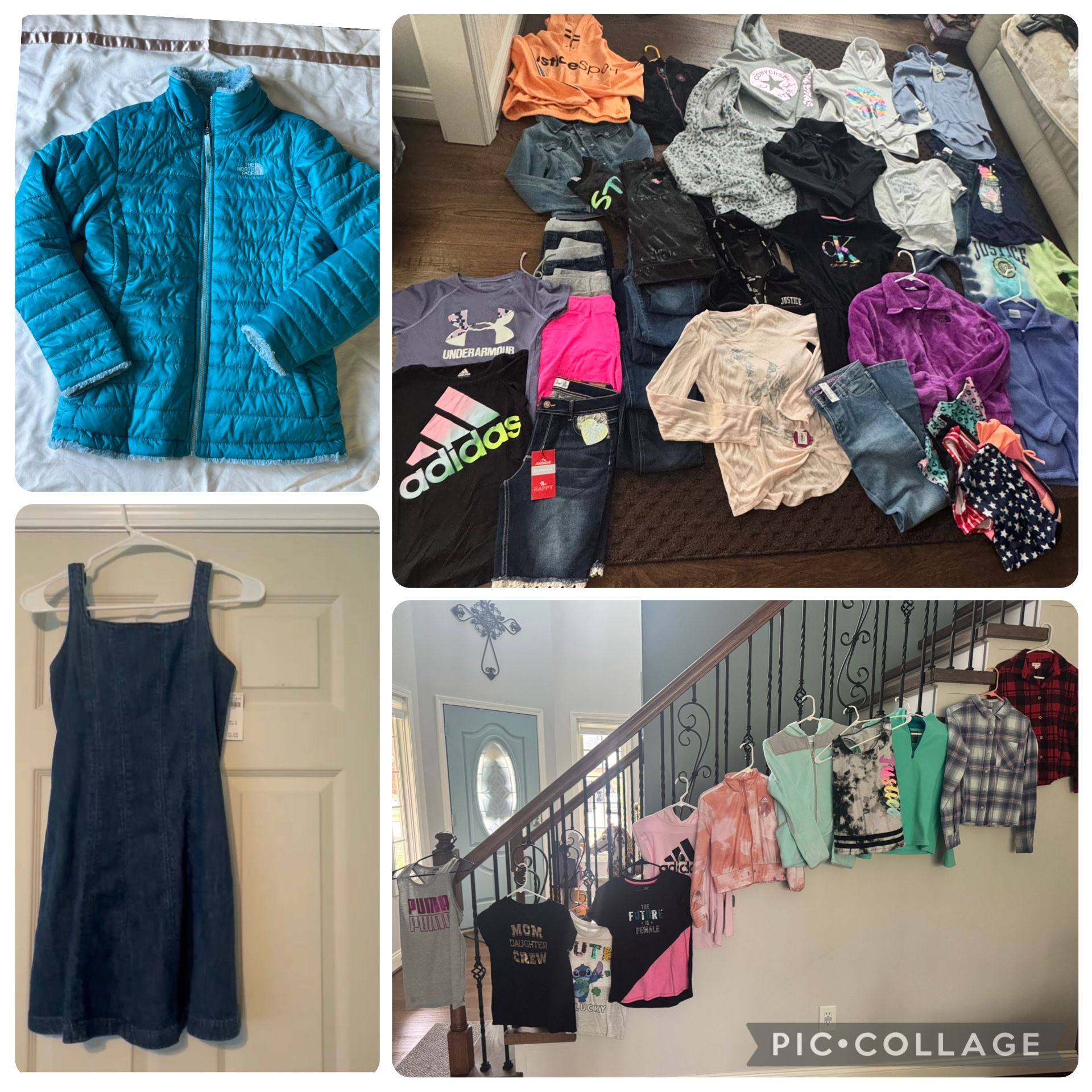 50 piece Girls 12-16 Mixed Brands Clothing Lot. 7 Items Are Brand New. More Details In Description