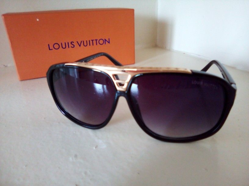 Gold Louis Vuitton Sunglasses
