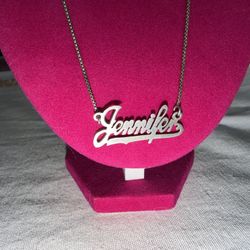 18.5” Sterling silver “Jennifer” necklace
