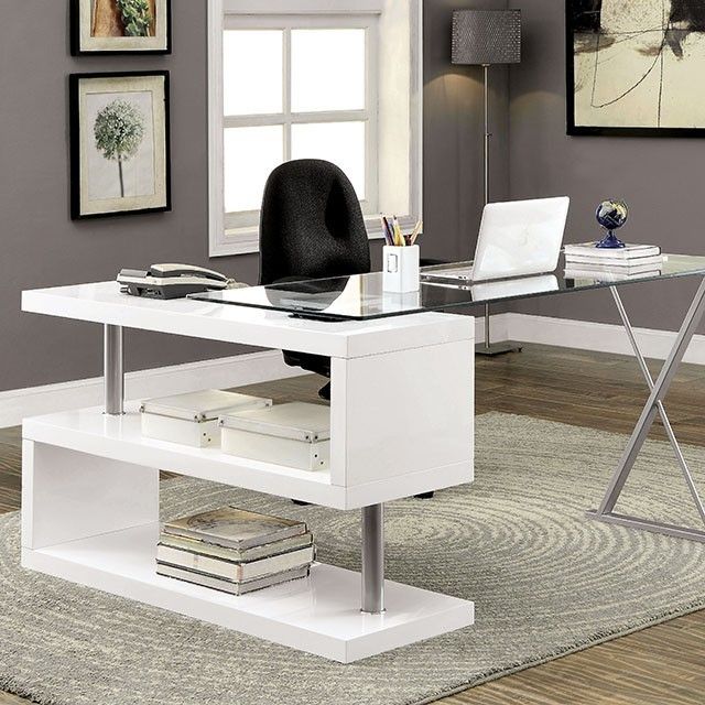 Brand New White Modern Style Office Desk
