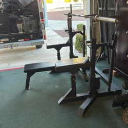 Powerlifting Combo Rack + Ohio power bar
