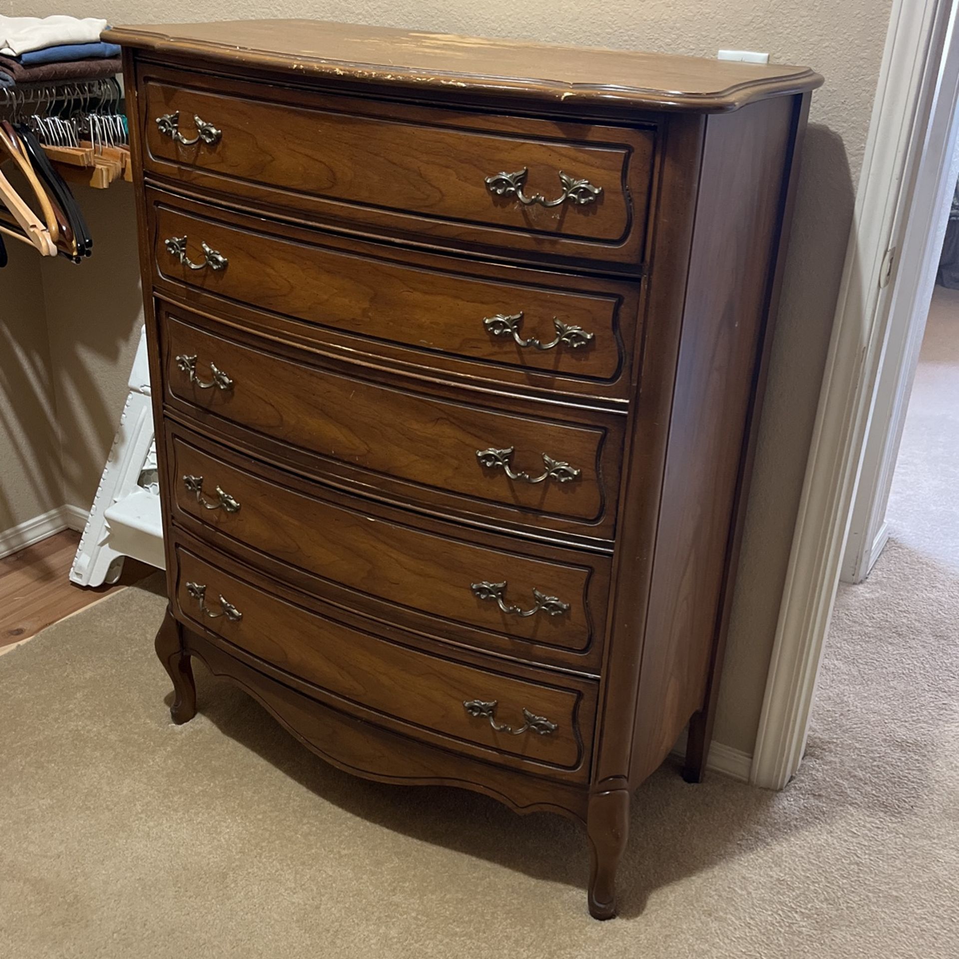 Solid Wood Dresser- Vintage