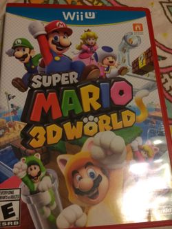 Super Mario 3D world& Nintendo land both for $35