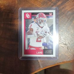 2020 score football CeeDee lamb rookie card # 416