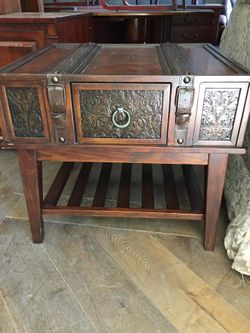 Brown Buckle Table