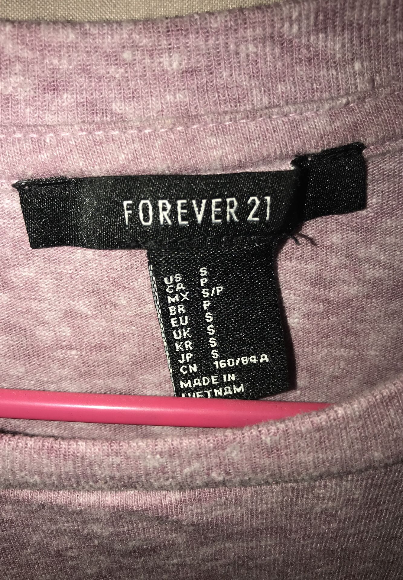 Light Purple Forever21 Shirt , Size Small
