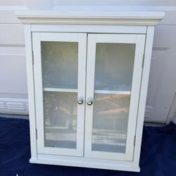 White Medicine Or Wall Cabinet