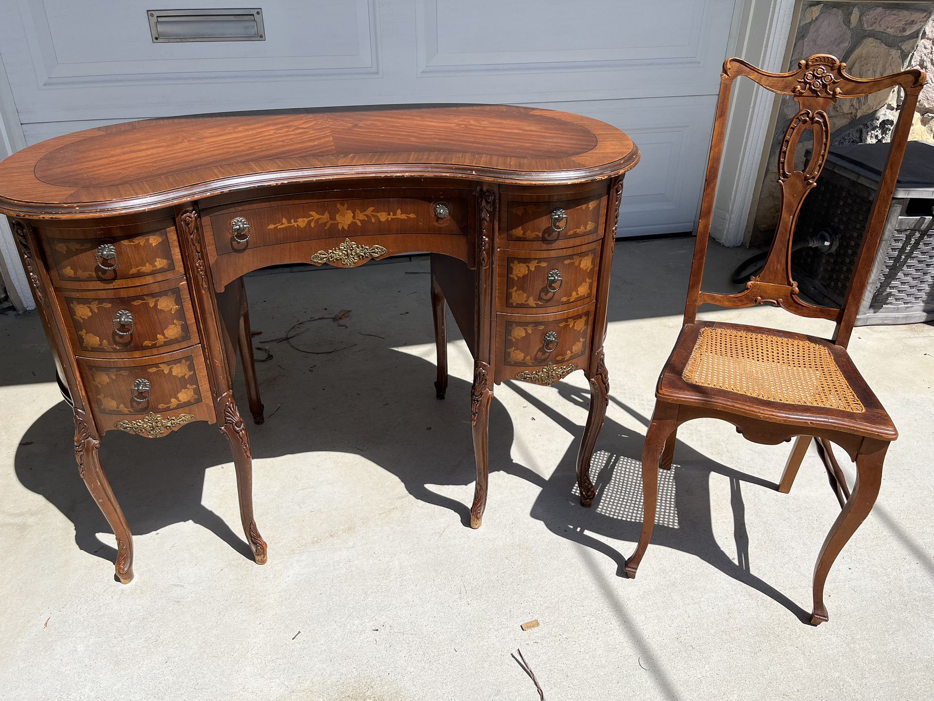 French Desk And Chair