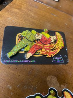 Street fighter 3  3rd strike collectible pin and decal set