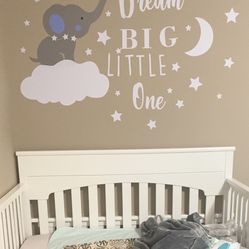 Crib, White Color 