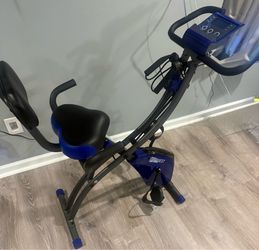 NEW ( Out Of Box ) Dark Blue FitQuest Stationary Exercise Bike  - DELIVERY AVAILABLE