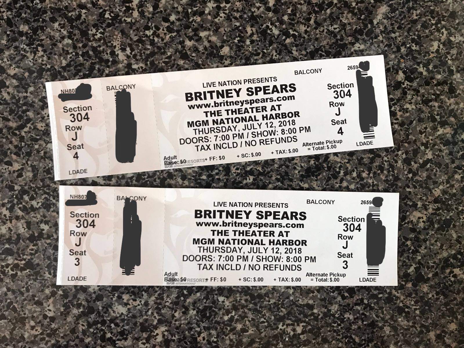 Britney Spears tickets