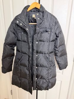 Michael Kors Black Quilted Puffer Coat